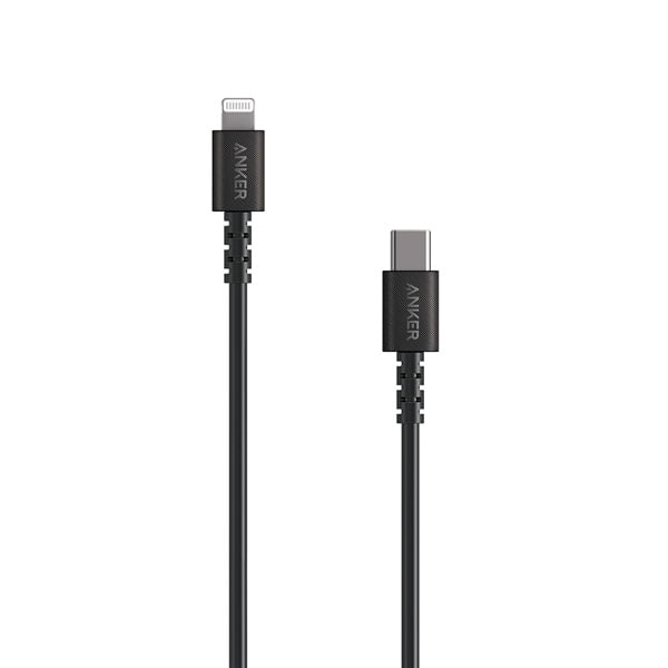 Anker PowerLine Select USB-C to Lightning MFI Certified Cable 3ft (A8612) – Black