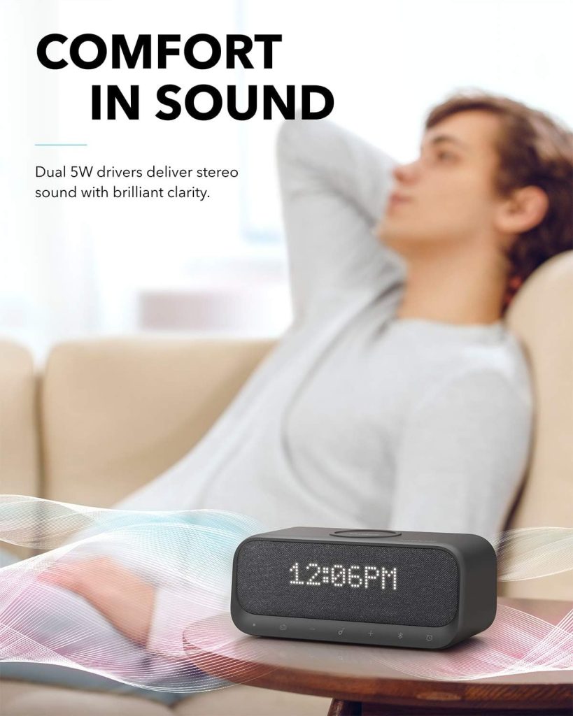 Buy Anker Soundcore Wakey Bluetooth Speakers with Alarm Clock from Anker BD at a low price in Bangladesh