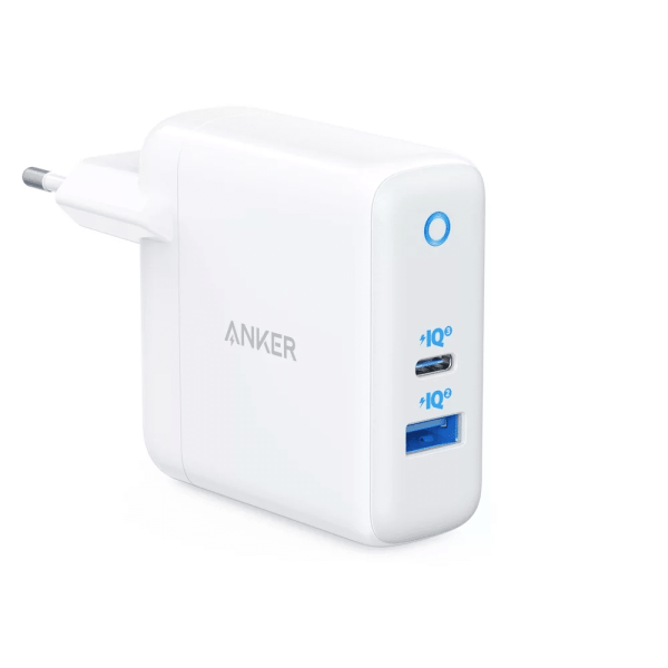 Anker Powerport PD+2 35W Dual Port Wall Charger A2636G21 (Type C Plug)