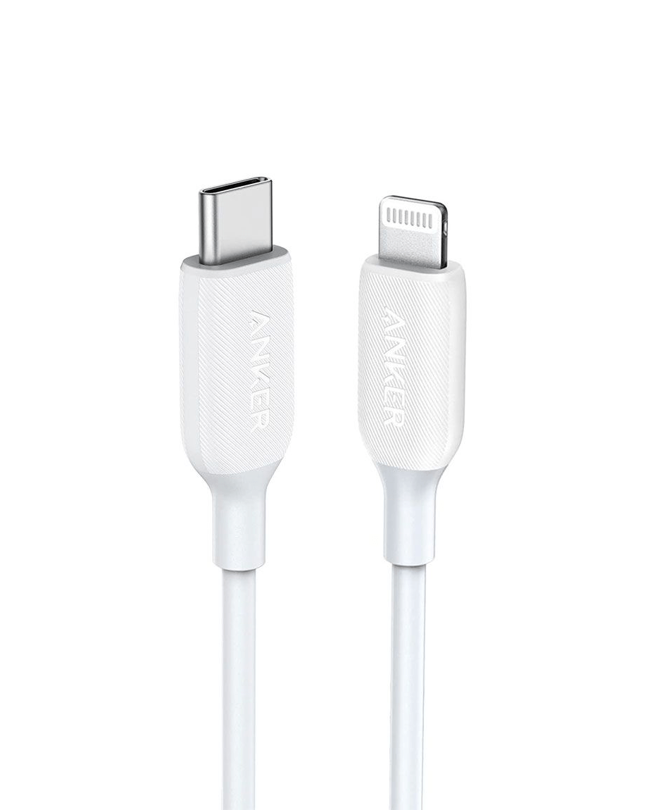 Anker PowerLine III 3ft USB-C to Lightning Cable (A8832P21)- White