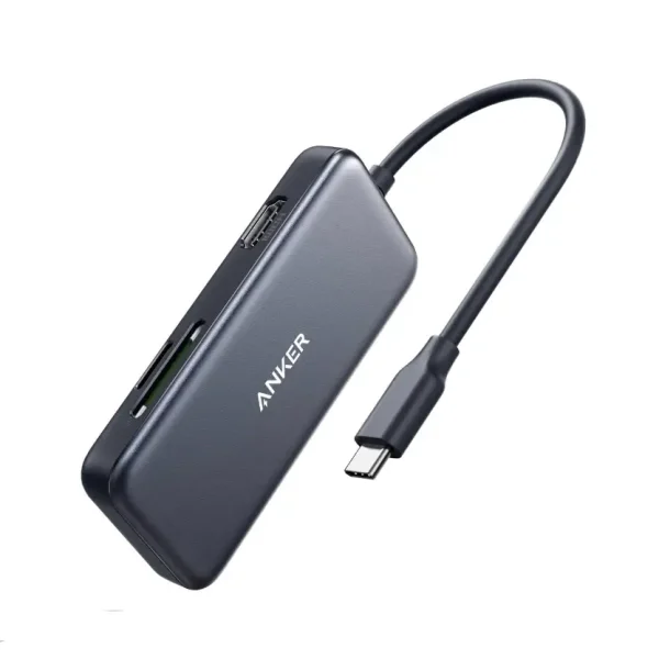 Anker Premium 5-in-1 USB-C Hub- Gray