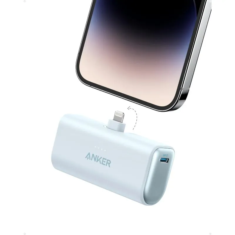 Anker 621 12W 5000mAh Power Bank Built In Lightning Connector (A1645)