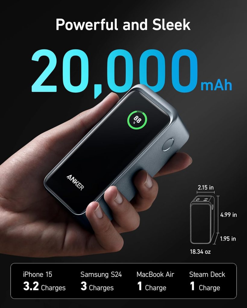 Buy Anker Prime 20,000mAh Power Bank (200W) from Anker BD at a low price in Bangladesh