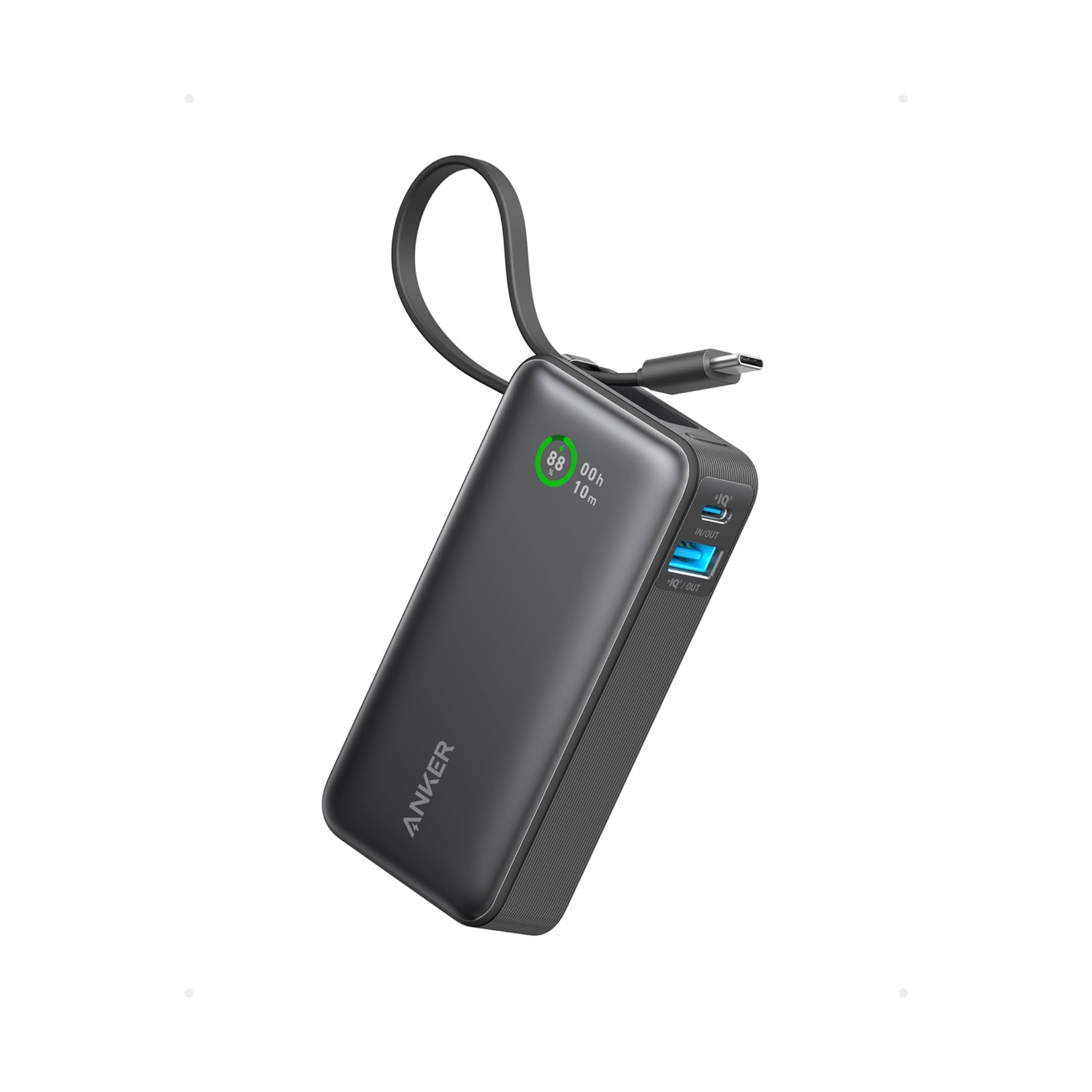 Anker Nano Power Bank (30W, Built-In USB-C Cable) – A1259