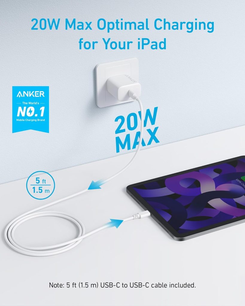 Buy Anker 20W USB C Fast Wall Charger Block from Anker BD at a low price in Bangladesh