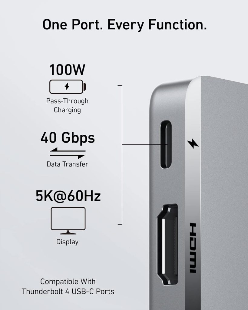 Buy The Anker 547 USB-C Hub (7-in-2, for MacBook) from Anker BD at a low price in Bangladesh