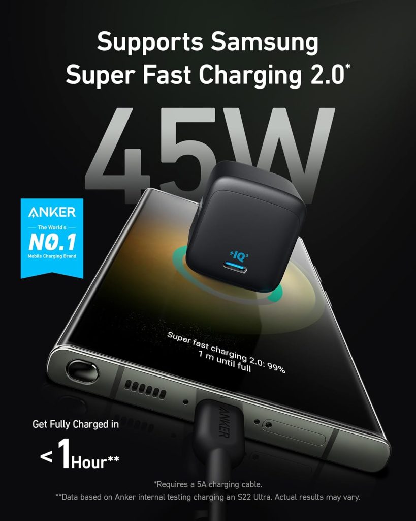 Buy Anker 313 Charger (Ace, 45W) from Anker BD at a low price in Bangladesh