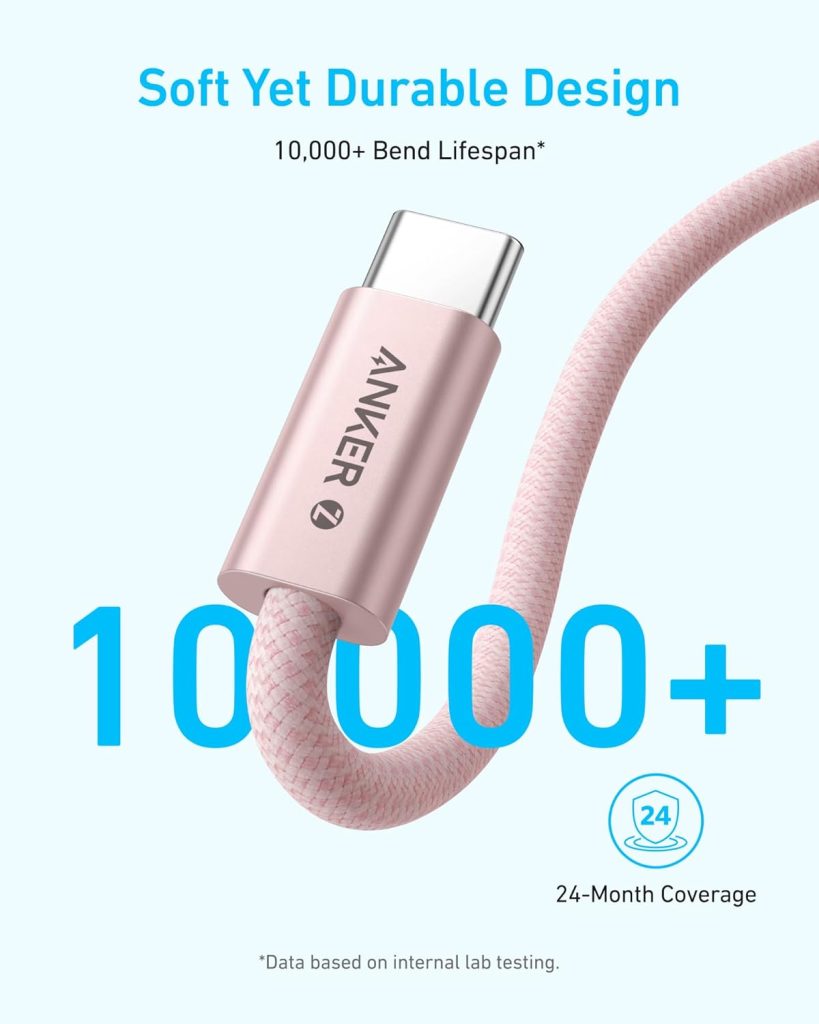 Buy Anker Anker Zolo 240W USB C to USB C Cable from Anker BD at a low price in Bangladesh